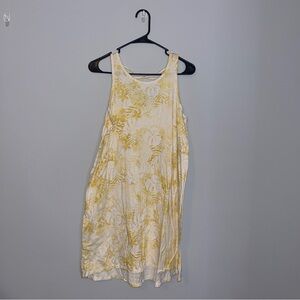 Old Navy Yellow and Cream Kids Casual Dress